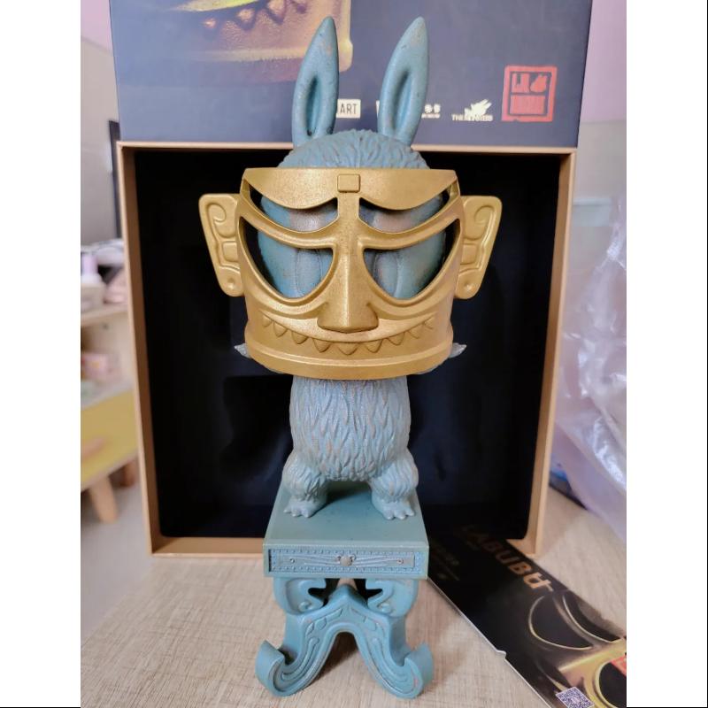 Labubu The Monsters X Sanxingdui Archaeology Gold Mask LIMITED