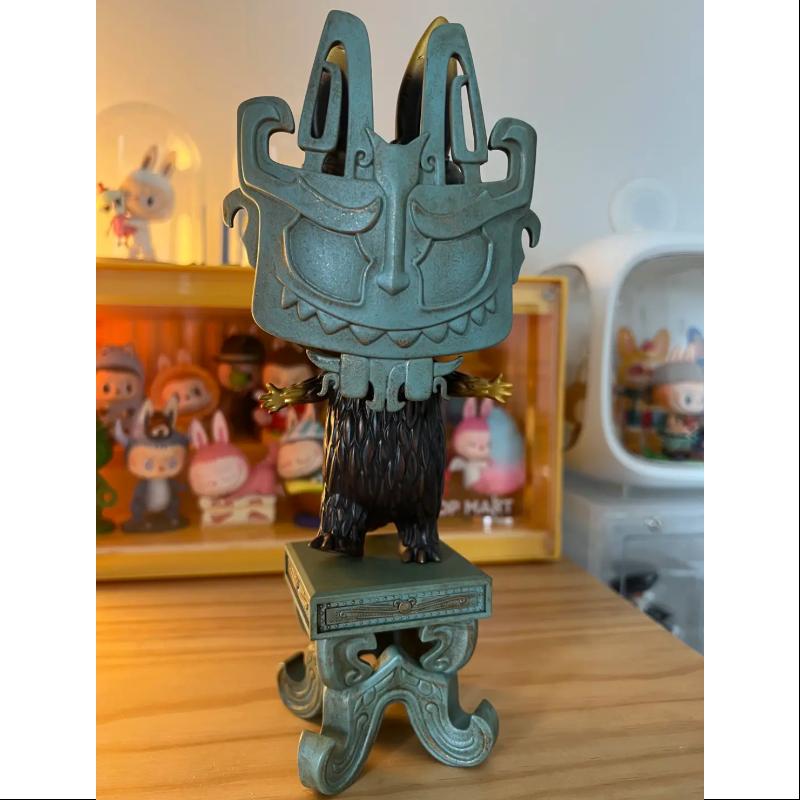 Labubu The Monsters X Sanxingdui Archaeology Bronze Mask LIMITED