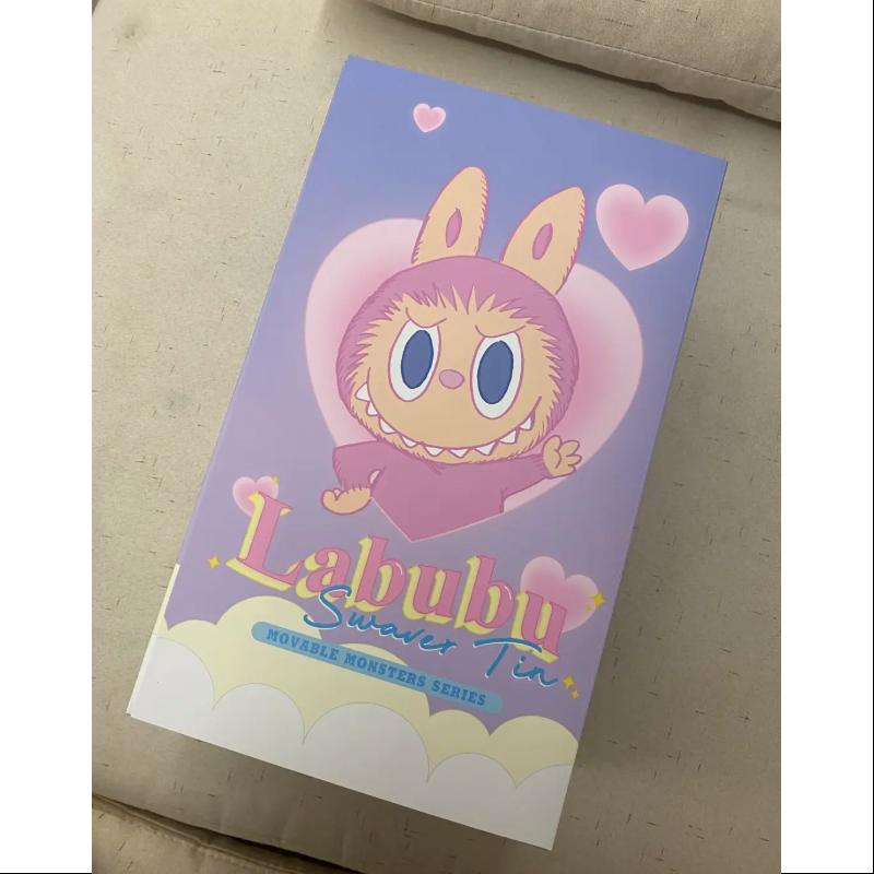 Labubu The Monsters Swaver Tin Pink Vinyl Plush Doll LIMITED