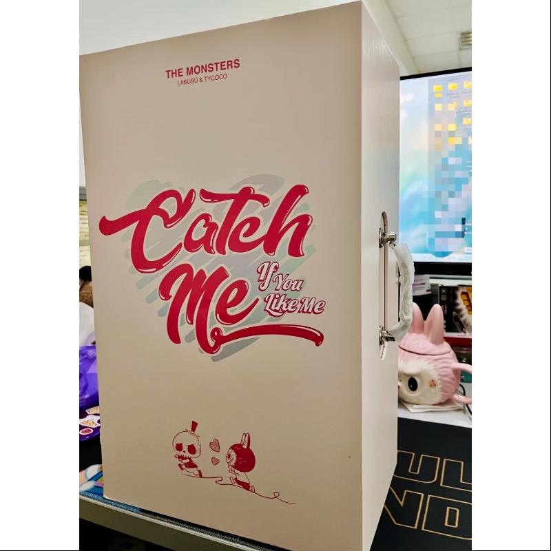 Labubu The Monsters Catch Me If You Like Me Series Vinyl Doll Black Limited Edition