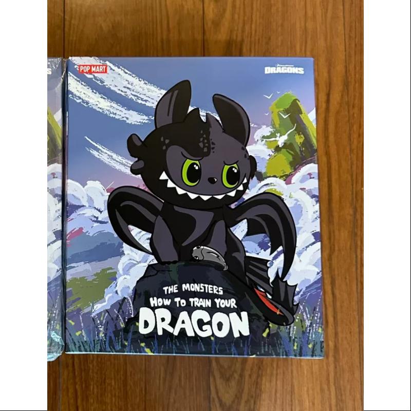 Labubu The Monsters How to Train Your Dragon Black Figurine LIMITED