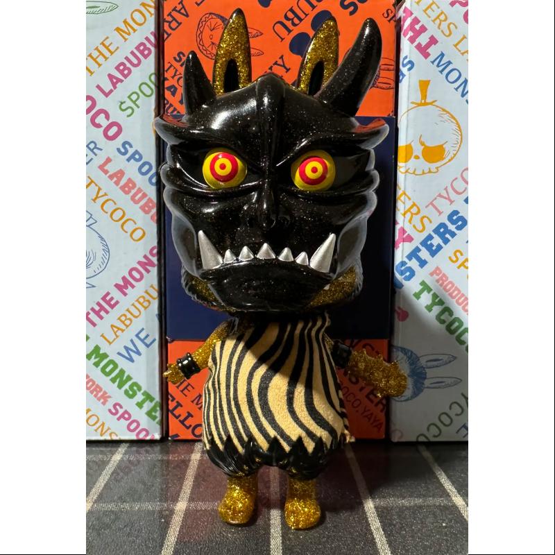 Labubu The Monsters X Oni Ninja Black Golden LIMITED
