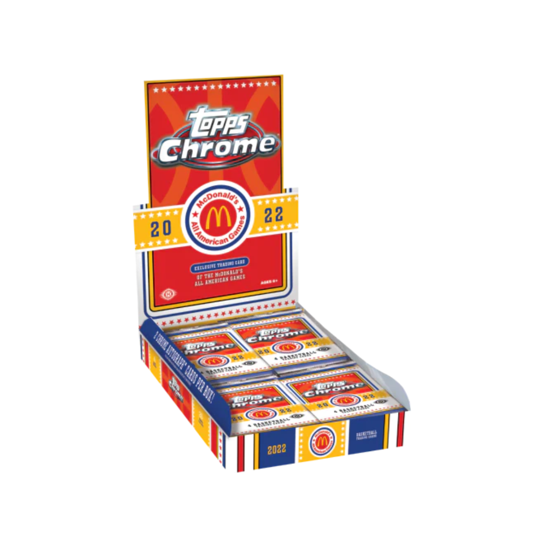 2022 Topps McDonald's All American Chrome Basketball Hobby Box