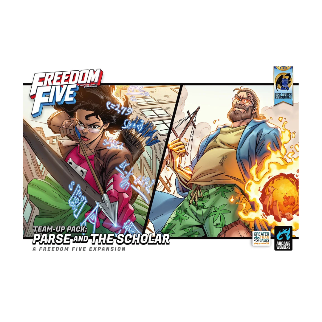 Freedom Five: Parse and The Scholar Team Up Pack