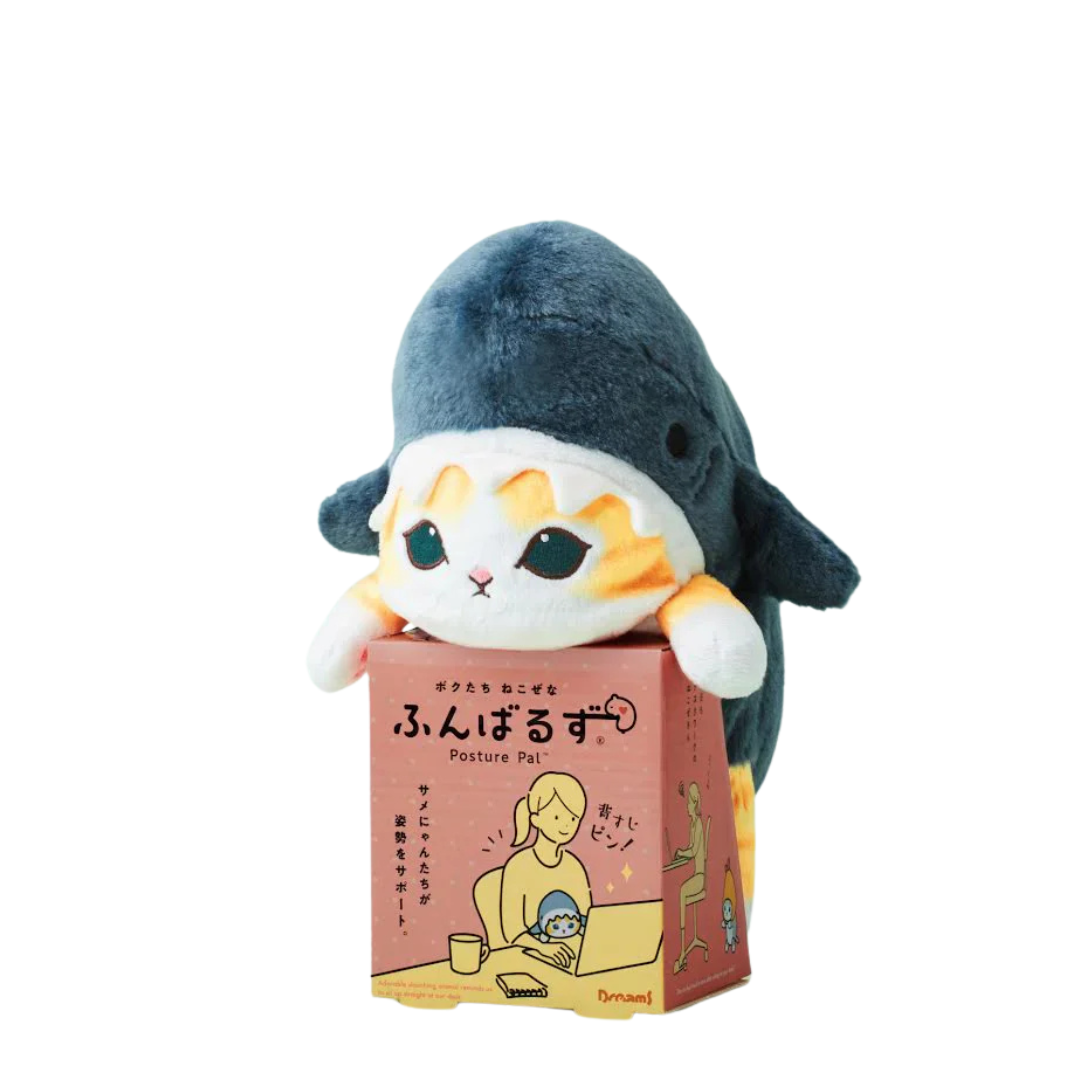 Mofusand Posture Pal Plushie - Shark Cat