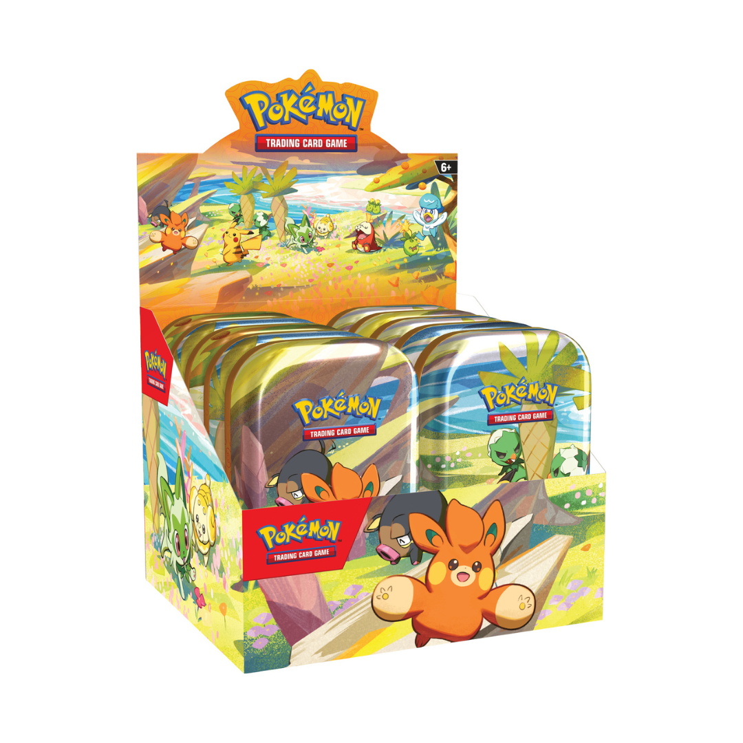 Pokémon TCG: Paldea Pals Mini Tin Display