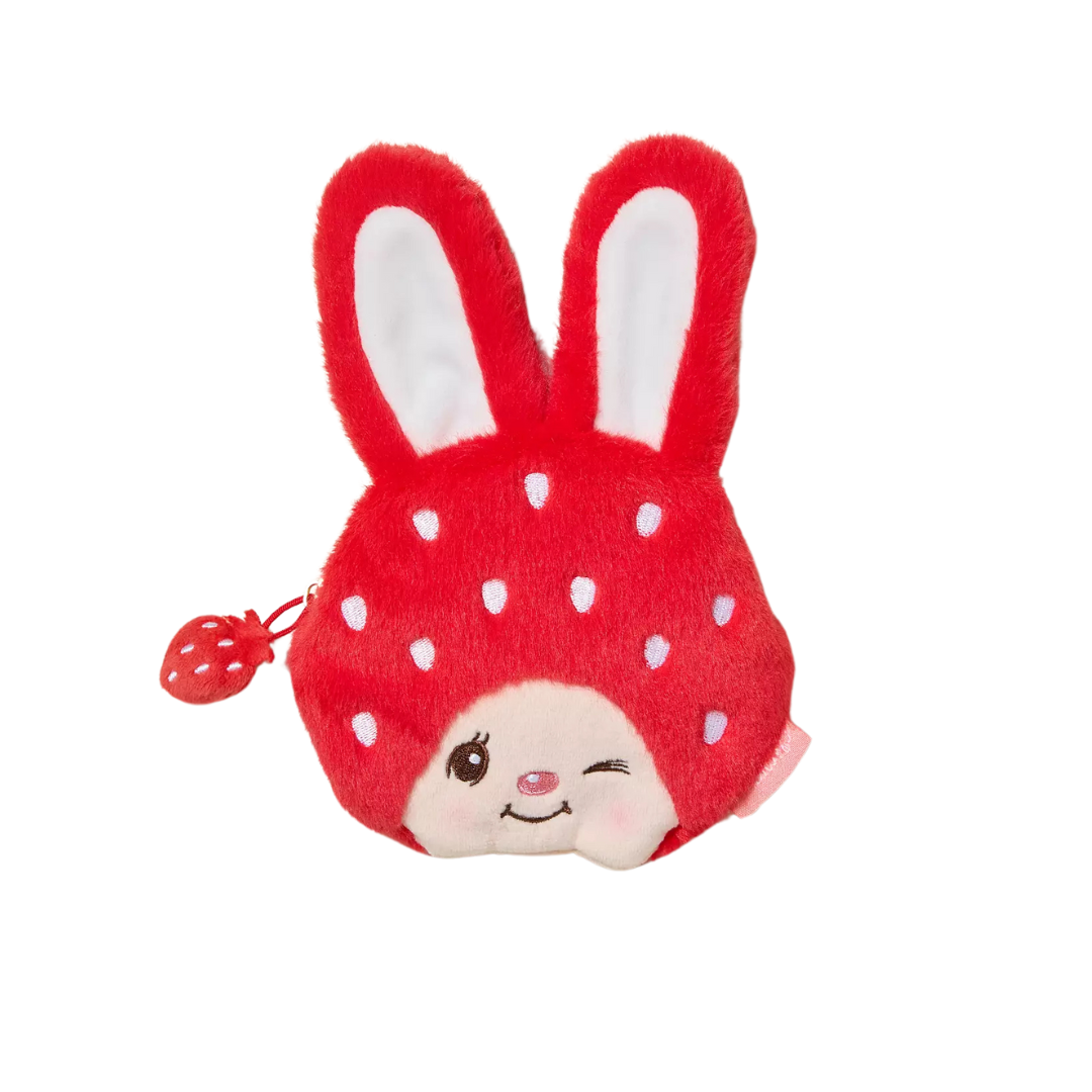 Monchhichi Coin Purse- Strawberry Girl